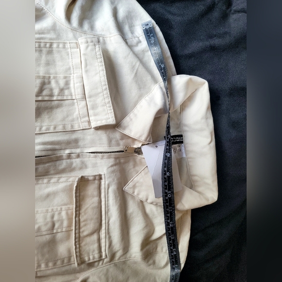 NWT Denim boiler suit In Off-White/ Cream - Picture 7 of 14